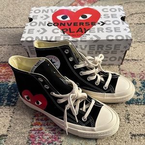 NWT Converse x Comme des Garçons PLAY Chuck 70 Women’s 8